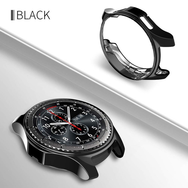 Hülle für Samsung Galaxy Watch 46 mm 42 mm TPU vergoldet Displayschutzfolie Bumper S3 42/46 mm Gear S3 Frontier Schutzhüllen – Detail 22