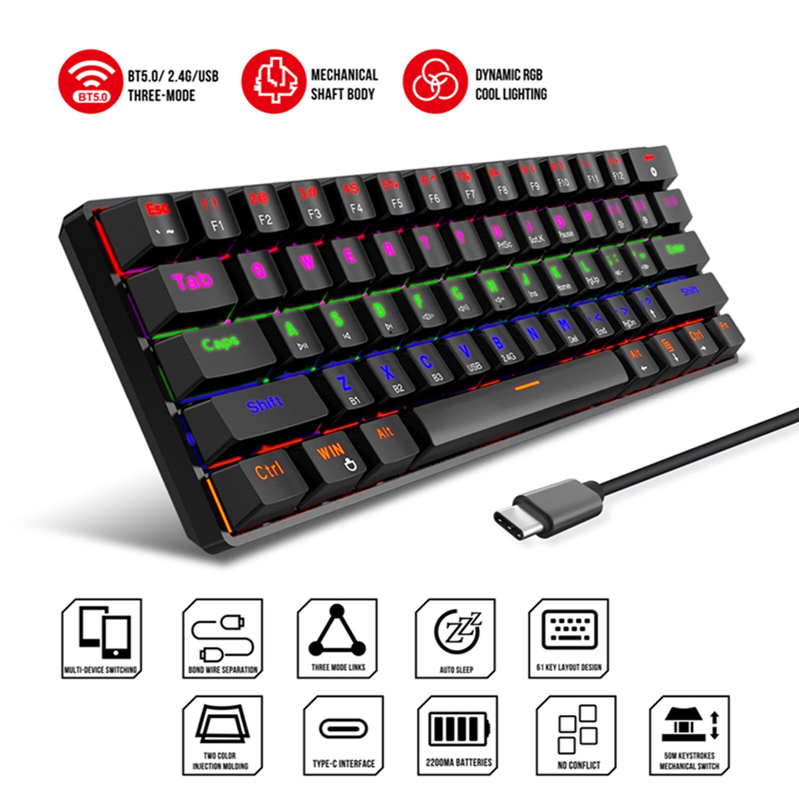 usb c gaming keyboard