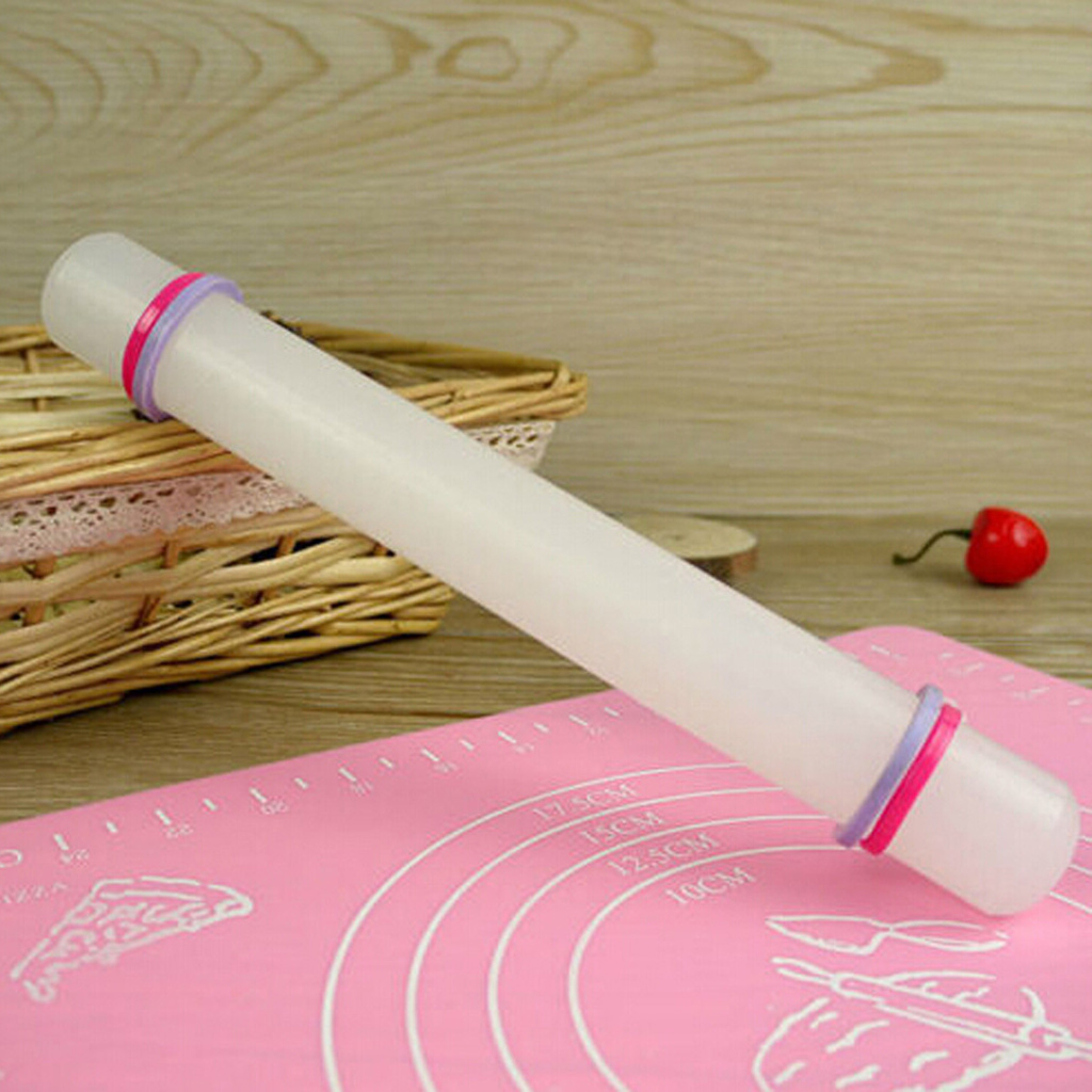 PP Rolling Pin Non-Stick Sugar Skin  Cake Roller Baking Tools Fondant Cake Dough Roller
