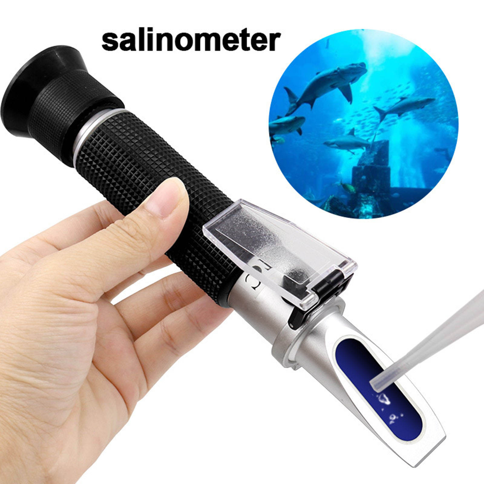 Nacl Salt Salinometer  Saltwater Salinity Refractometer for Seafood