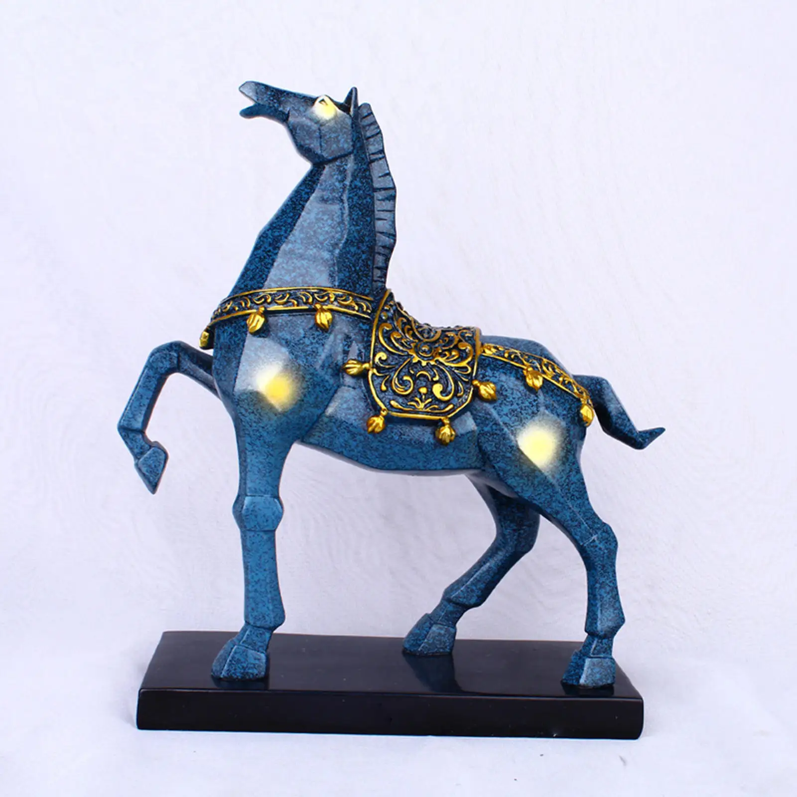 Retro Chinese Simulation Horse Statue Living Room Bedroom Animal Decoration Home Decor Accessories Office Feng Shui Sculpture