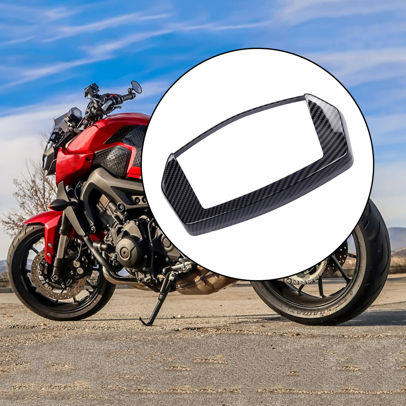 Speedometer Instrument Cover Spare Parts Accessories Speedometer Instrument Case Shell Frame Fits for Nmax 155, 125, 2020, 2021