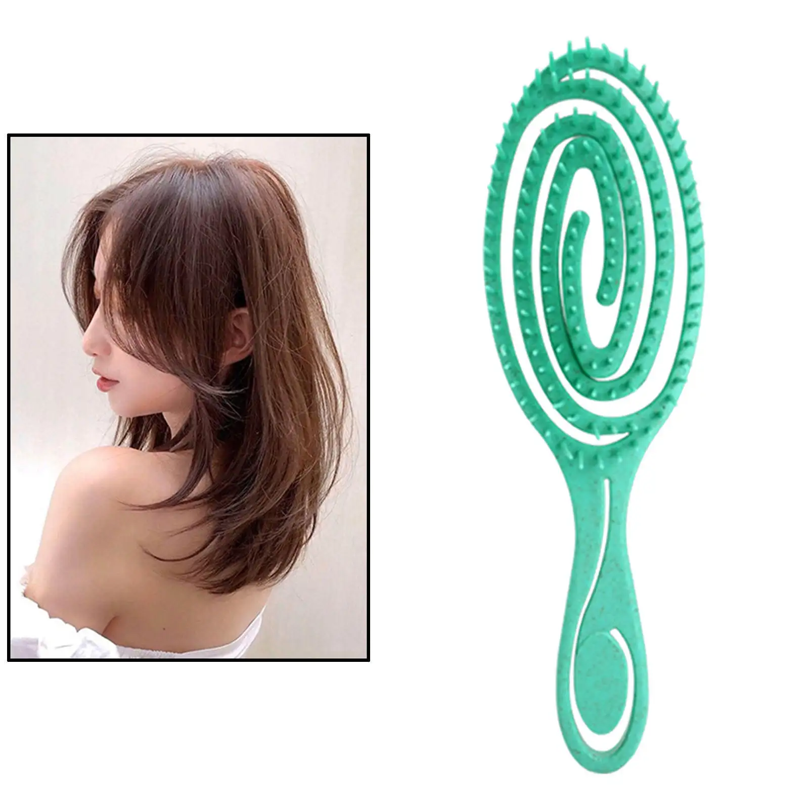 Vented Hair Brush Hair Detangler Styling Tools Faster Blow Drying Comb for Barber Hairdressing