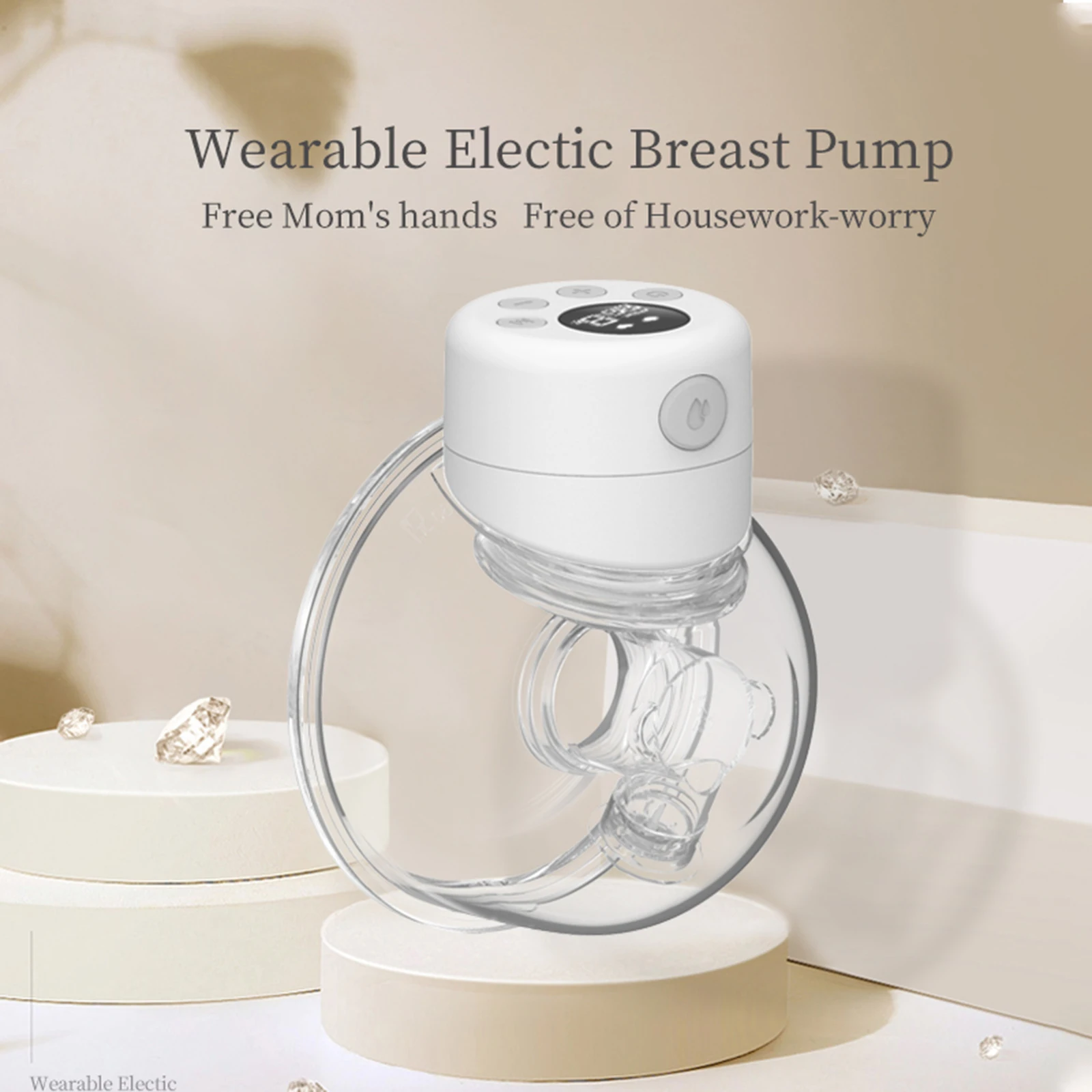 Electric Breast Pump Automatic Milk Suction Baby Feeder Breastfeeding Supply Smart Breastpump Milk Pump Wearable Breast Pump