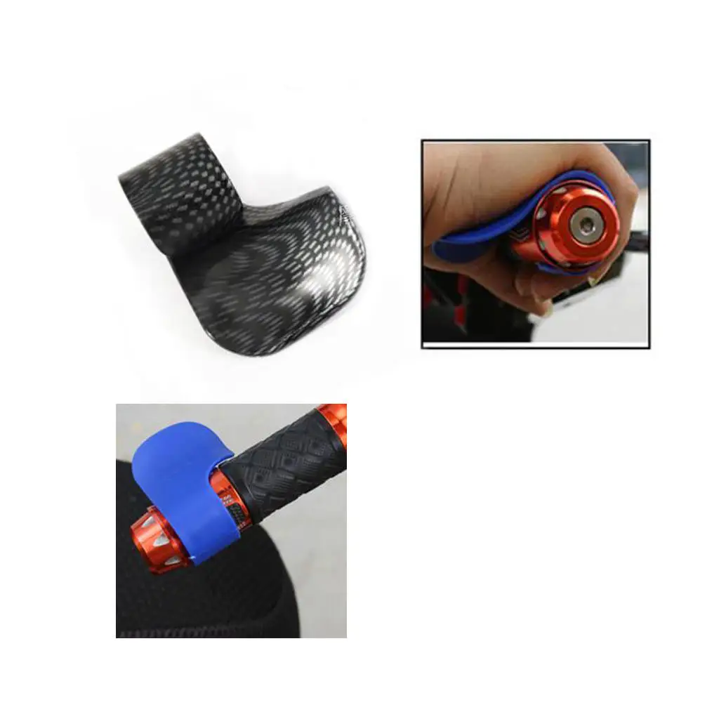 Carbon Throttle Assist Clip Clamp Wrist Rest Cruise Control Grips Full Throttle Control With Relaxed Hand Durable ABS Plastic