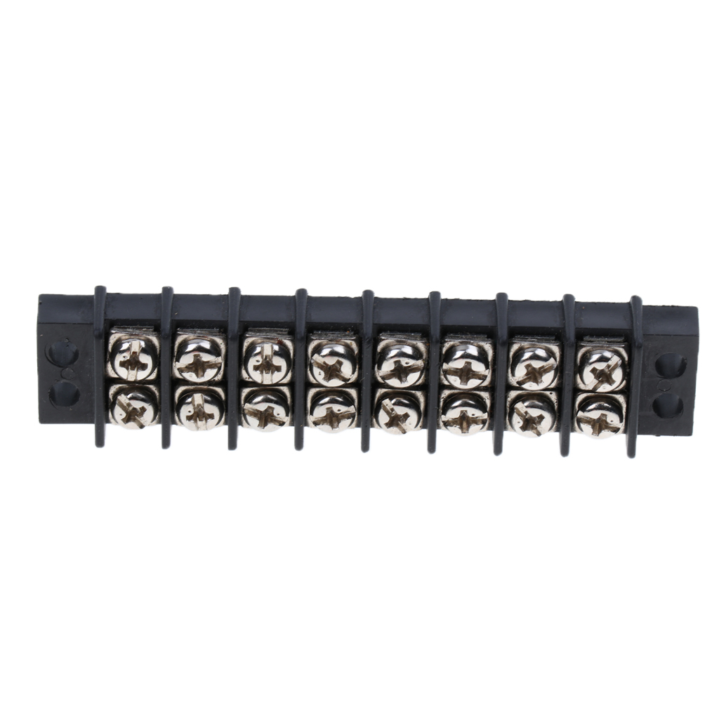 8 Ways 22-12AWG 16P 30A 8 Positions Terl Power Terminal Strip Blocks Bus Bar