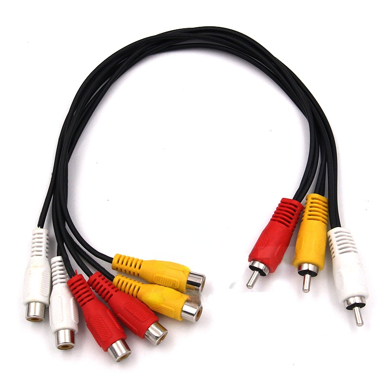 Title 16, Audio TV DVD Video Adapter AV Cable RCA Split C...