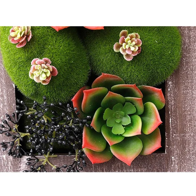 4pcs Artificial Plant Succulent Fake Hanging Plants Large Fake String Of  Pearls Faux Plant For Wall Home Garden Decor 조화 - AliExpress