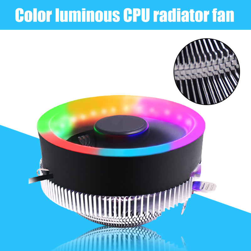 Cpu cooler silencioso baixo-perfil ventilador de refrigeração