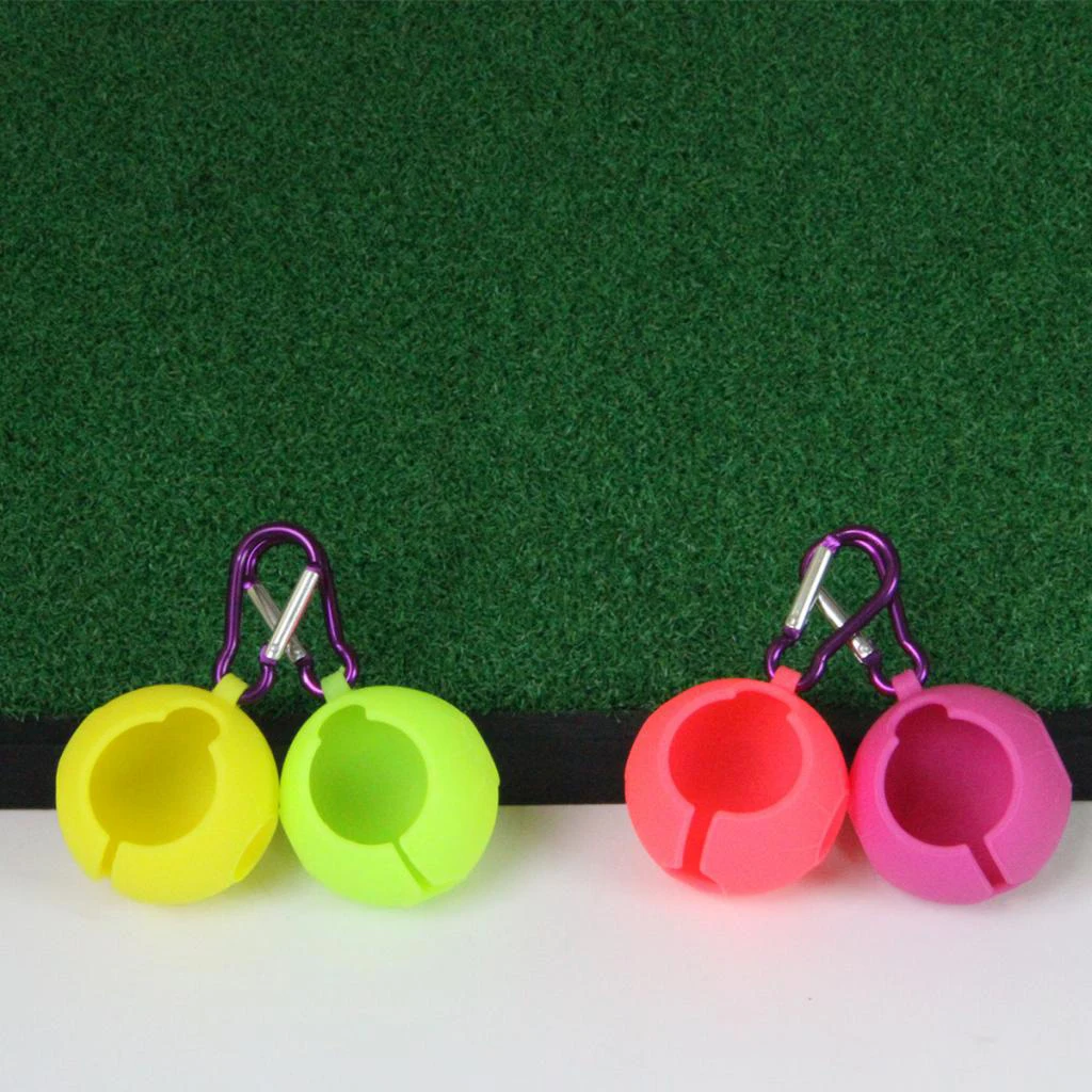 1.7 Inch Diameter Golf Ball Holder Golfball Organizer Keeper with Alloy Hook