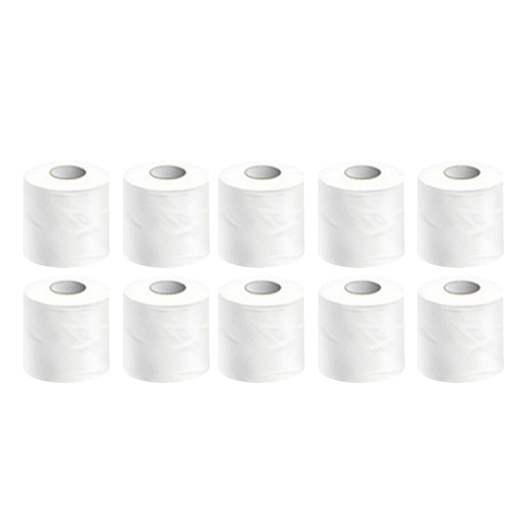 10 Rolls Comfortable 4 Ply Soft Professional Series Toilet Paper, Soft, Strong and Highly Absorbent Toilet Tissue Roll