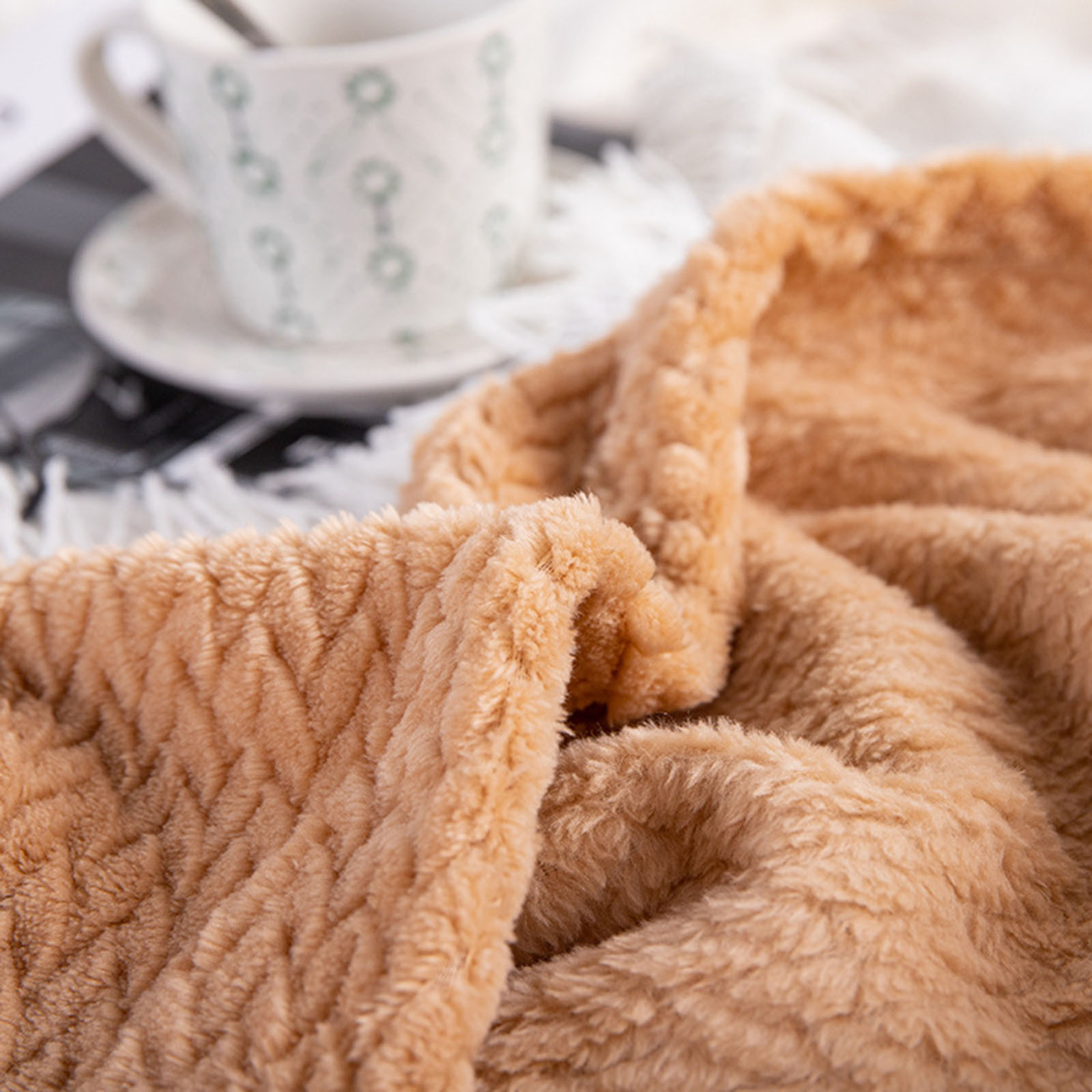 Title 22, Winter Soft Warm Flannel Blankets For Beds Soli...