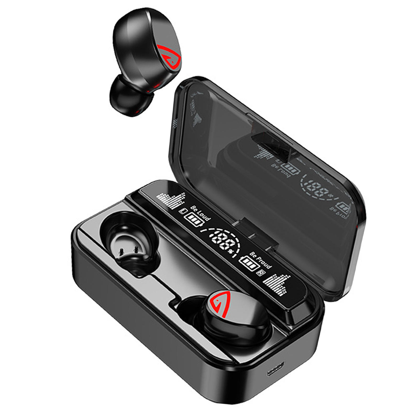 Wireless Bluetooth 5.2 Earbuds NFC Sweatproof Multipoint Connection Noise Cancellation Waterproof Stereo Gaming Earphones Phones