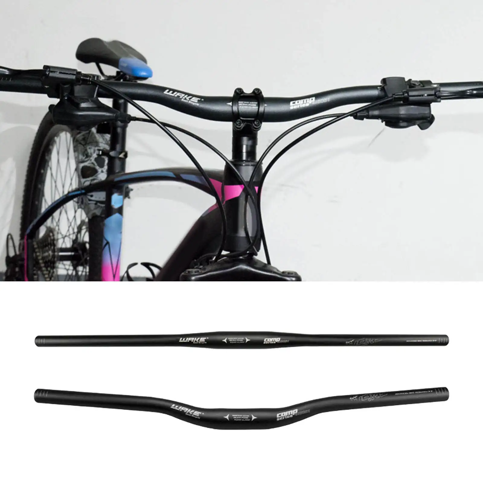 Lightweight Mountain Bike Handlebar MTB Down Hill DH Bicycle Bar Fits 31.8mm Stems 22.2mm Bar Ends 620mm Road Bike