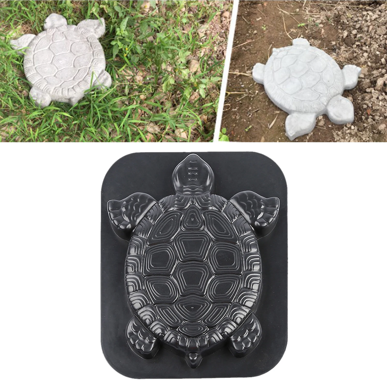 Manually Paving Cement Brick Molds Tortoise Shaped Path Maker Mold Garden Path Stone Molds Concrete Mould