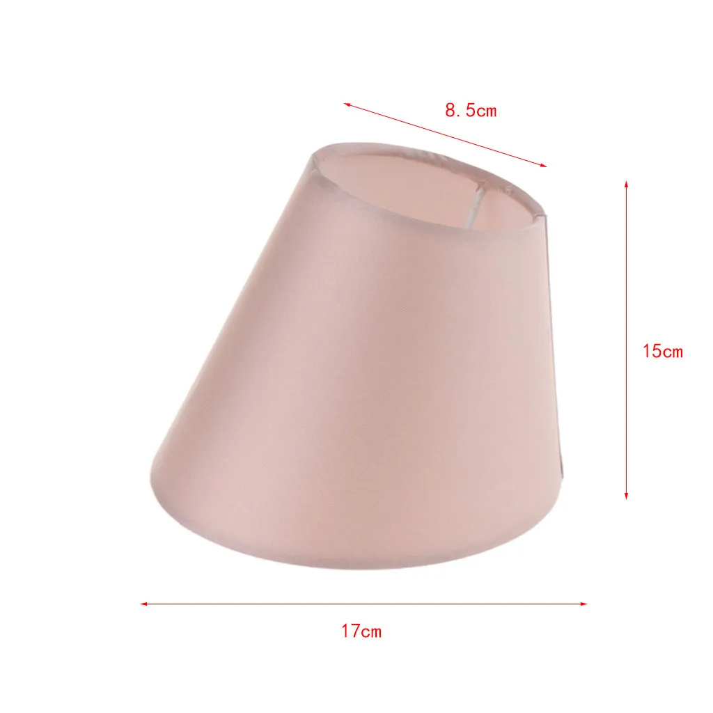Baoblaze Cosy Warmth And Colour Lamp Cover, Solid Color with Fabric Luster Cloth Lampshade Light Accessories For Brief Style