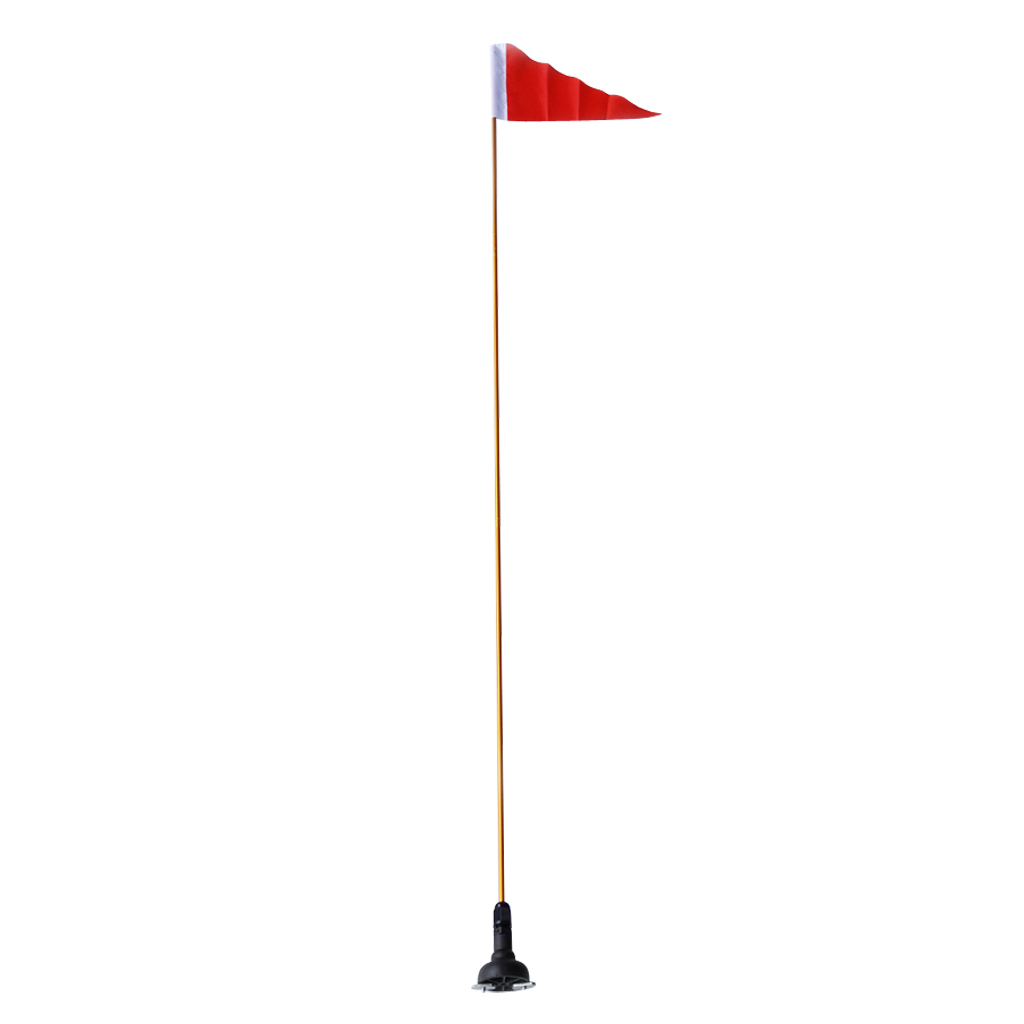 4ft Safety Flag with Rail Mounting Bracket for Marine Boat Kayak Canoe Yacht