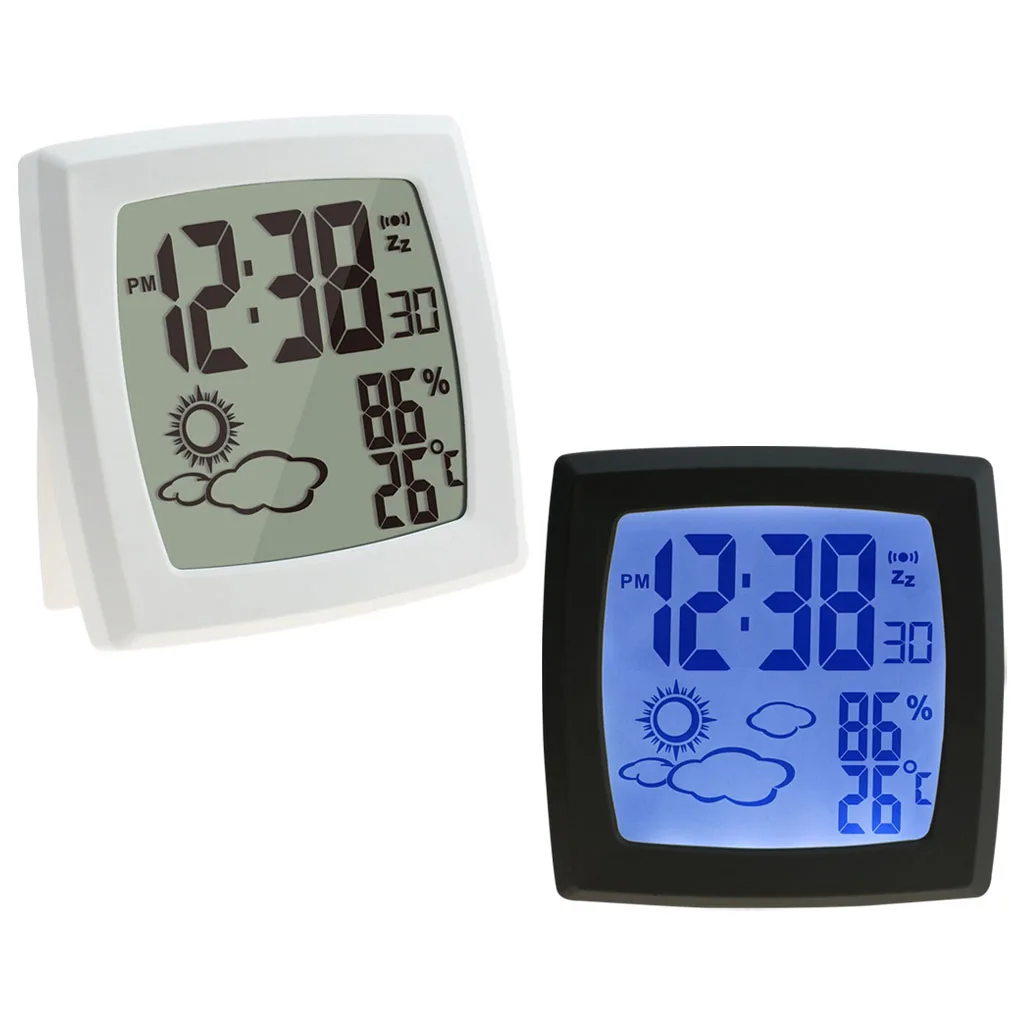 Digital Hygrometer Indoor Thermometer Humidity Gauge with Large LCD Screen and Backlit Temperature and Humidity Meter Monitor