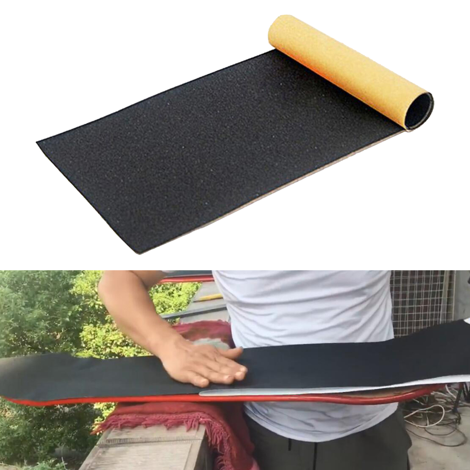 Anti Slip Sandpaper Sheet Easy To Trimming Tearproof Skateboards