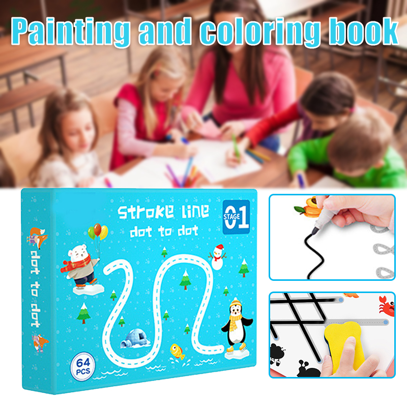 Copybook, Practice Drawing Book, Toddler Learning Activities, Crianças Brinquedos