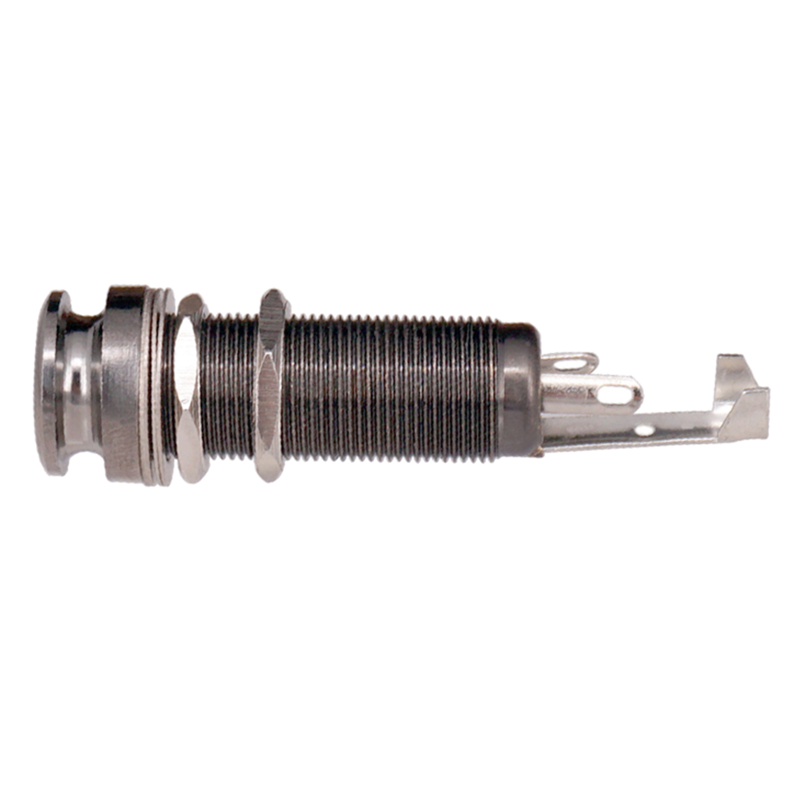 Brass Threaded Cylinder Output Mono Socket Strap End Pin Electric Guitar