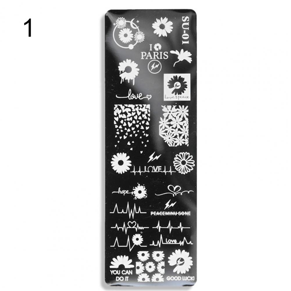Nail Stamping Plates Human Face Design Multiple Pictures Solid Manicure Art Stainless Steel Printing Plate for Girl Nail Stamping Plates Human Face Design Multiple Pictures Solid Manicure Art Stainless Steel Printing Plate for Girl