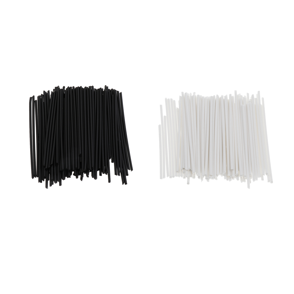 Pack of 100 DIY Fingerboard Fretboard Side Dot Markers for Guitar Bass Replacement Parts Black/White 5cm