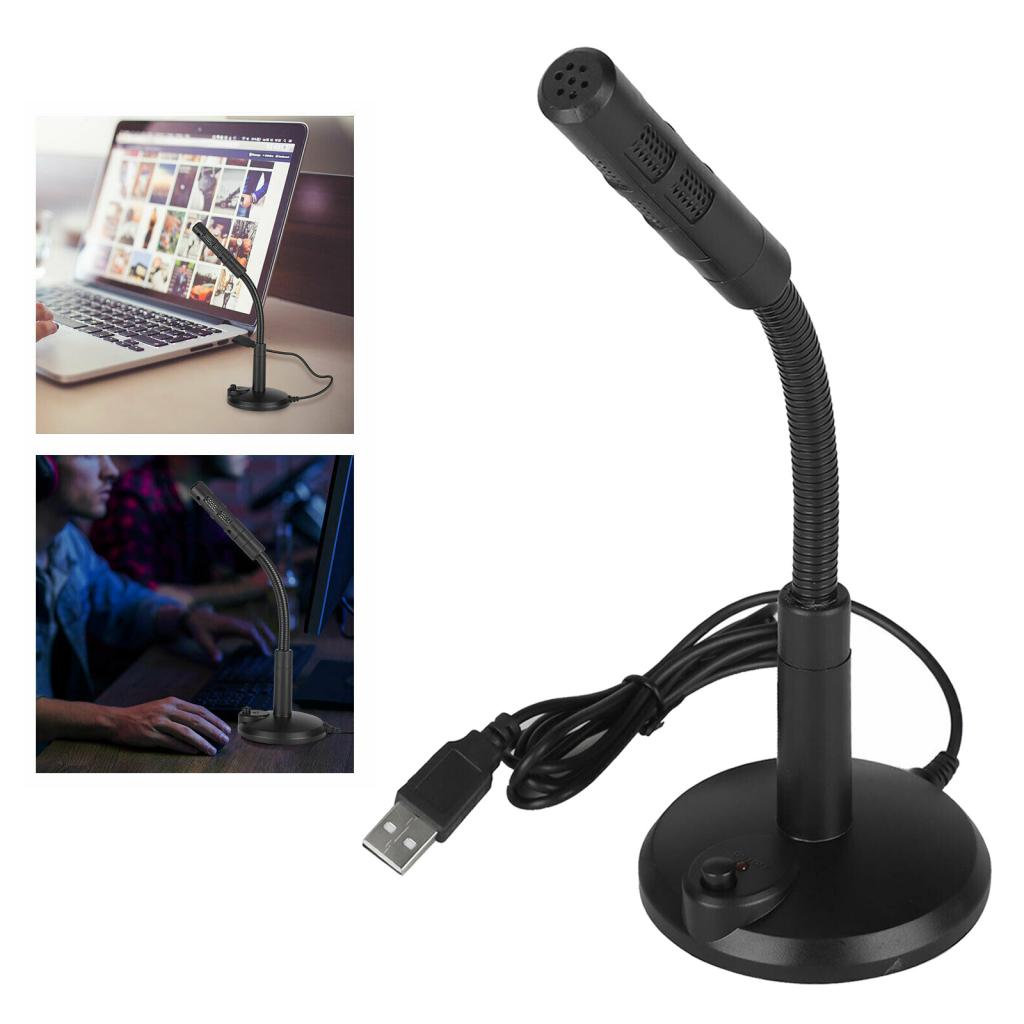 USB Computer Microphone Noise Canceling Voice Recording Mic for PC Laptop Internet Voice Chat