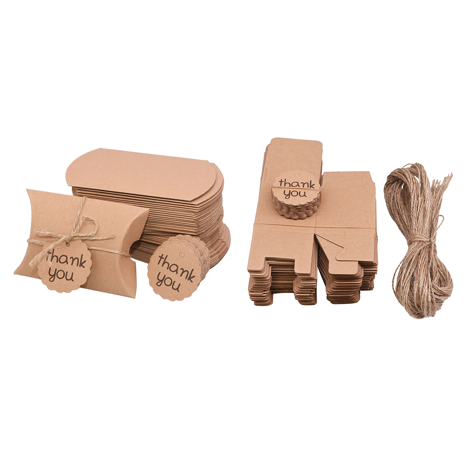 50pcs Mini Candy Boxes Travel Gift Box Paper Wedding Birthday Christmas Favor Present Boxes Packing With Greeting Cards