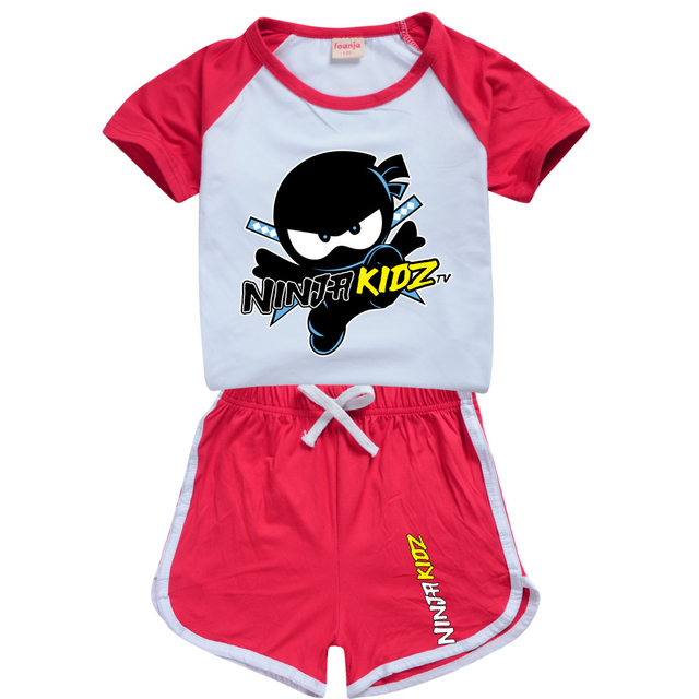 Ninja Kidz B Kids Clothes Cotton Short-sleeved T-shirts Children Sweatshirt  Cartoon Teenager Tops Boys Girls Clothing - AliExpress