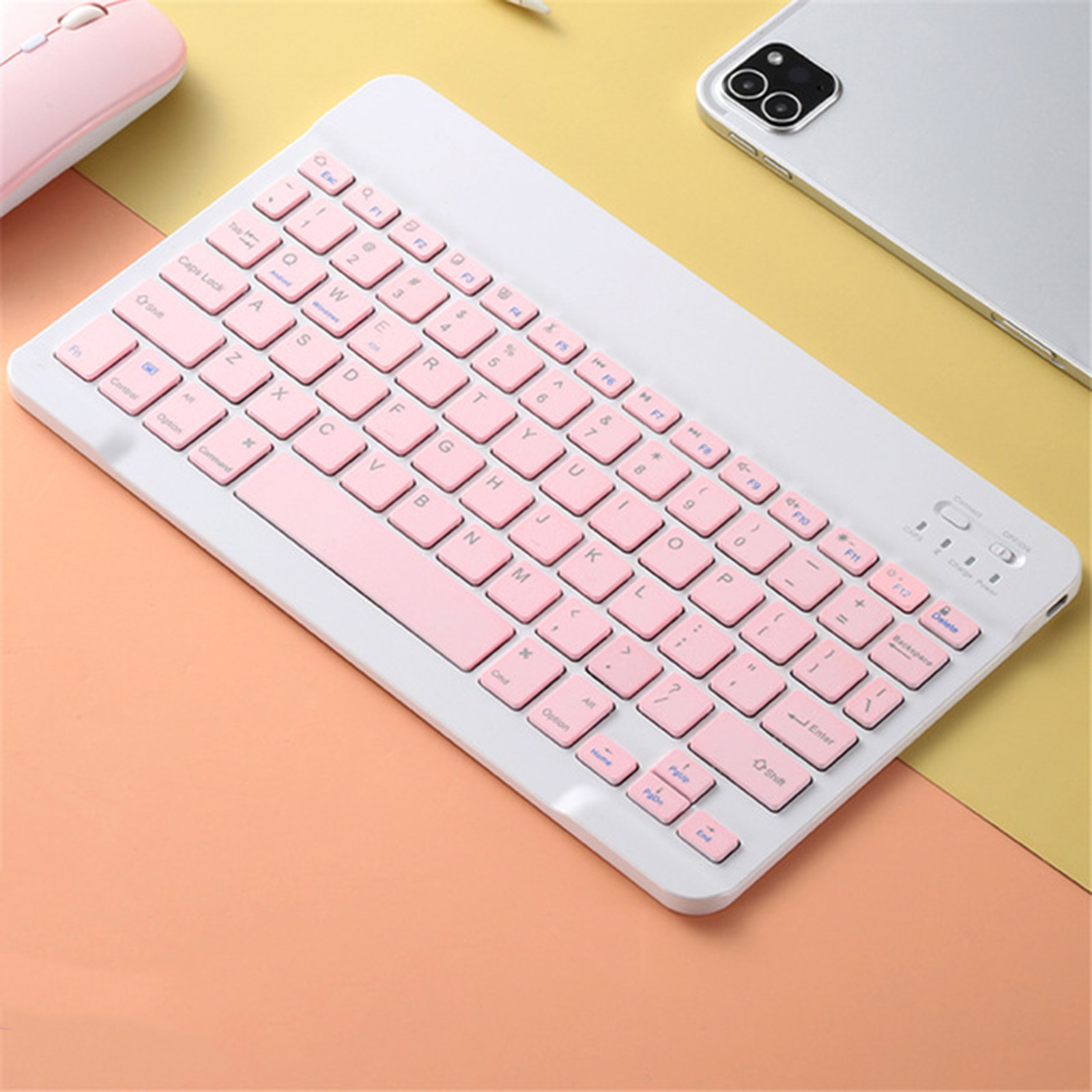 10 Inch Portable Mini Wireless Bluetooth Slim Keyboard for Android Windows
