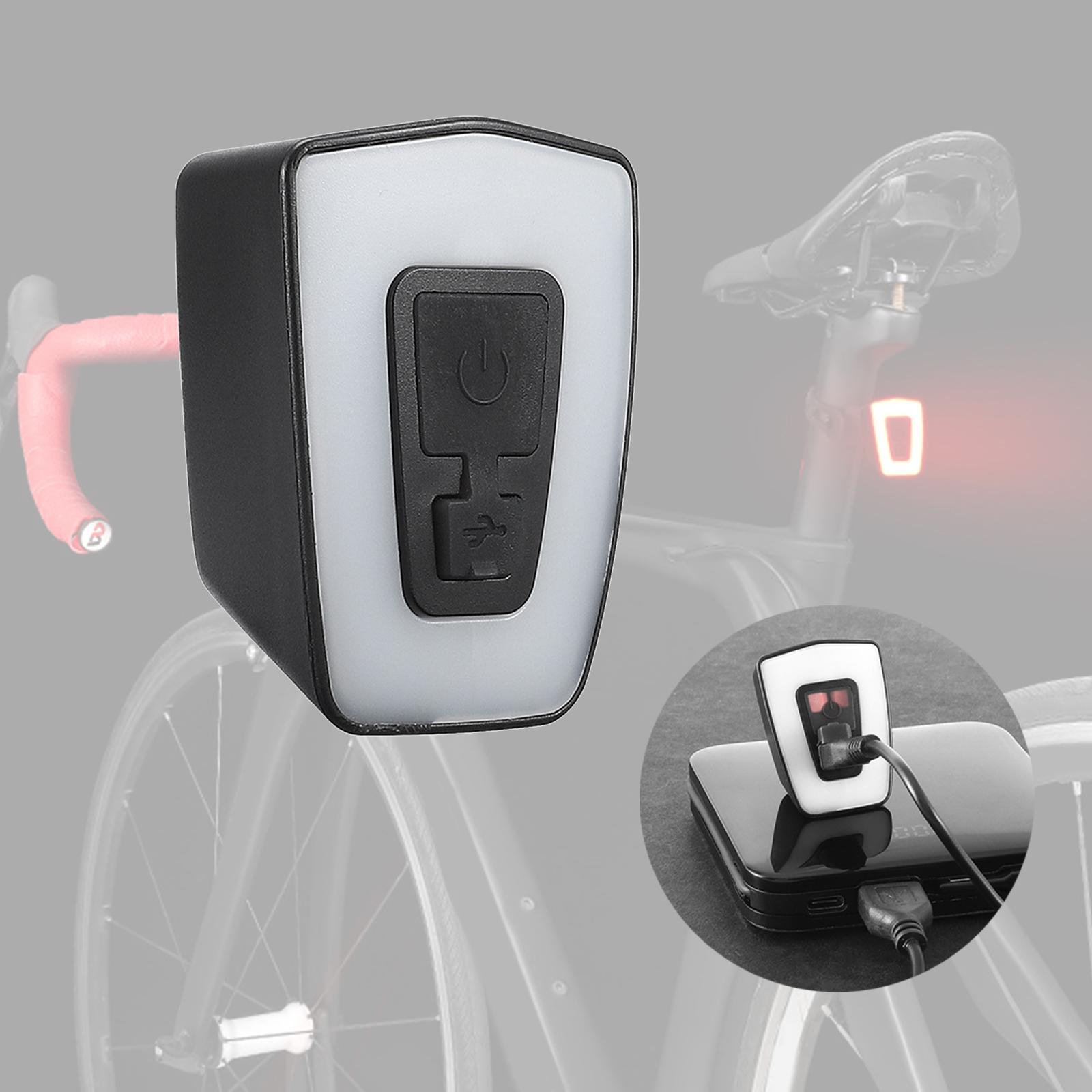 Super Bright Bicycle Rear Taillight Rechargeable Warning Taillights 400mAh Lithium Battery Flashing for Bicycle Cycle Women Kids