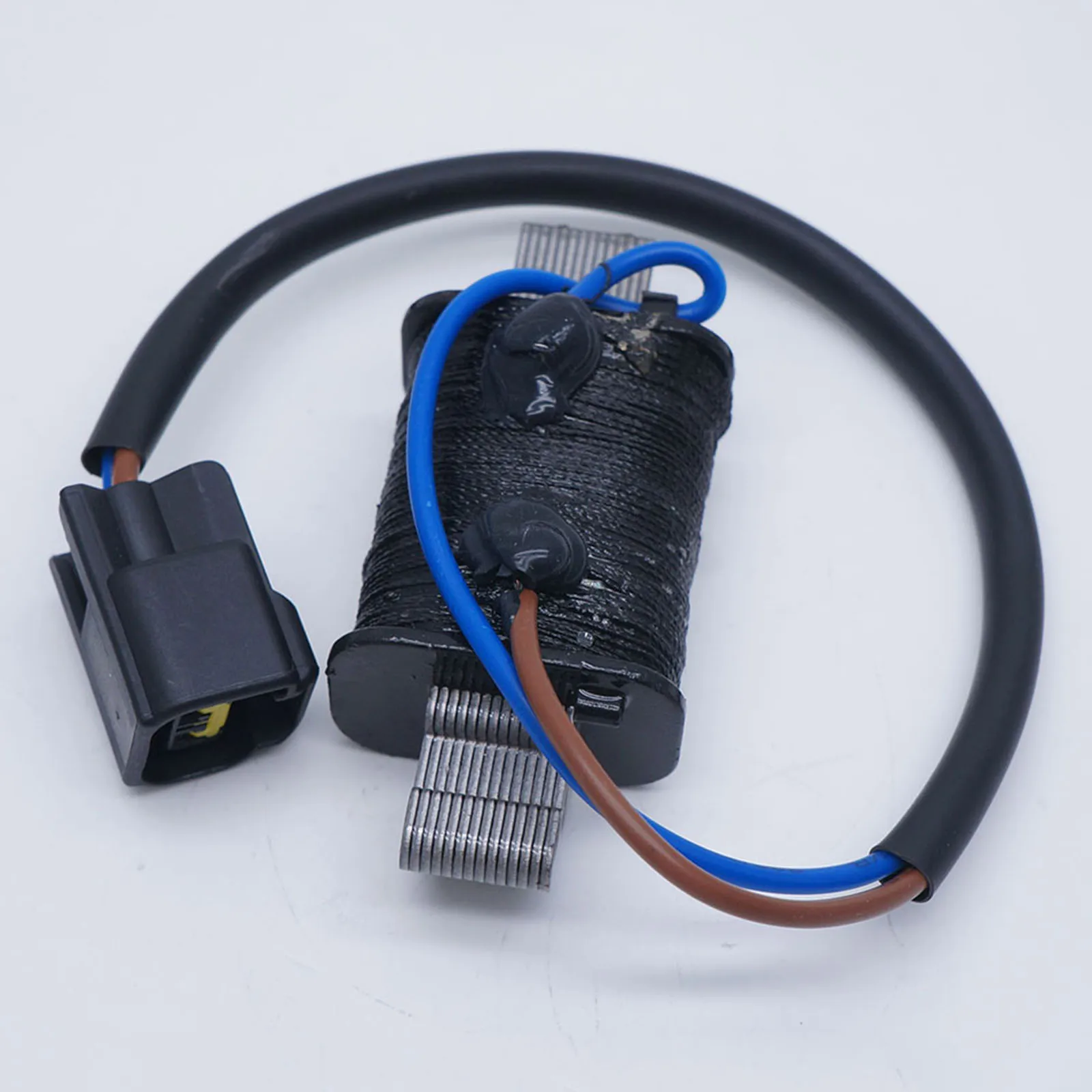 Charge Coil for Yamaha Boat Engine 70HP 60HP with Plug 6H2-85520-01-00, Easy To Install No Instruction