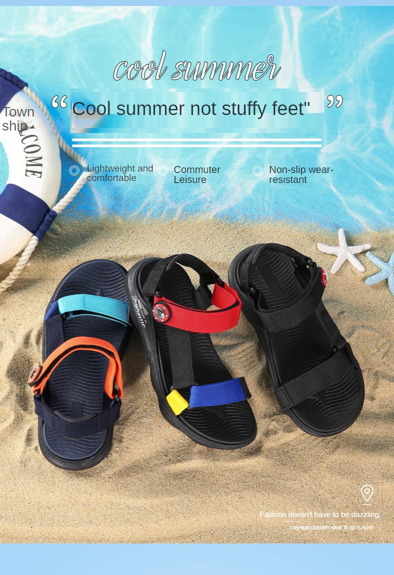 Kids Sandals Soft Sole Comfortable Summer Sandals for Boys Girls  Lightweight Outdoor Children's Shoes Beach Travel Sandals children's sandals