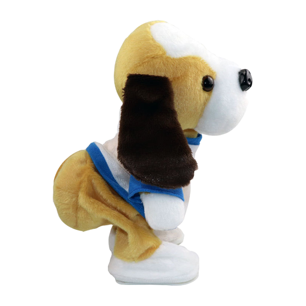 Novelty Electric Dog Plush Stuffed Dancing with Sound Dolls Educational Toys