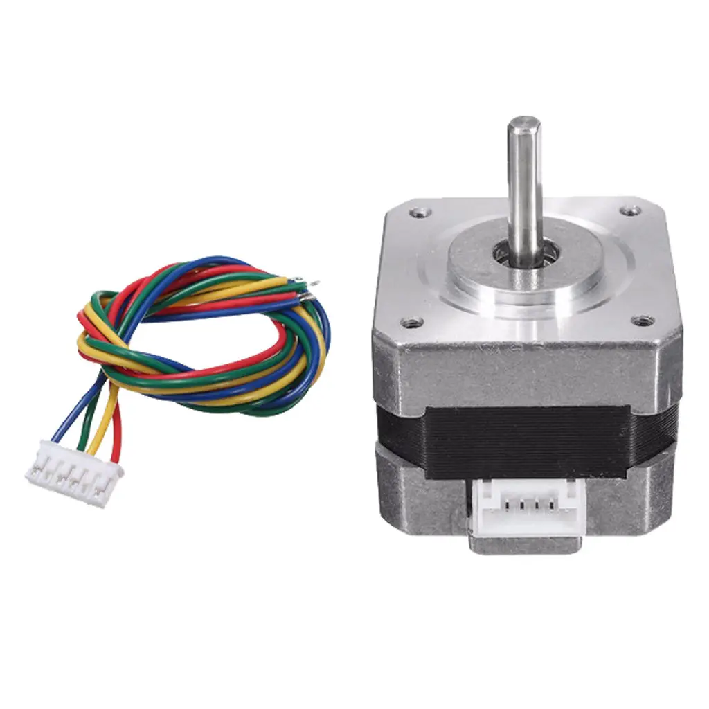 Nema 17 Stepper Motor Bipolar 0.4A, 28N.cm Holding Torque,  4-Lead,  1.8 Step Angle