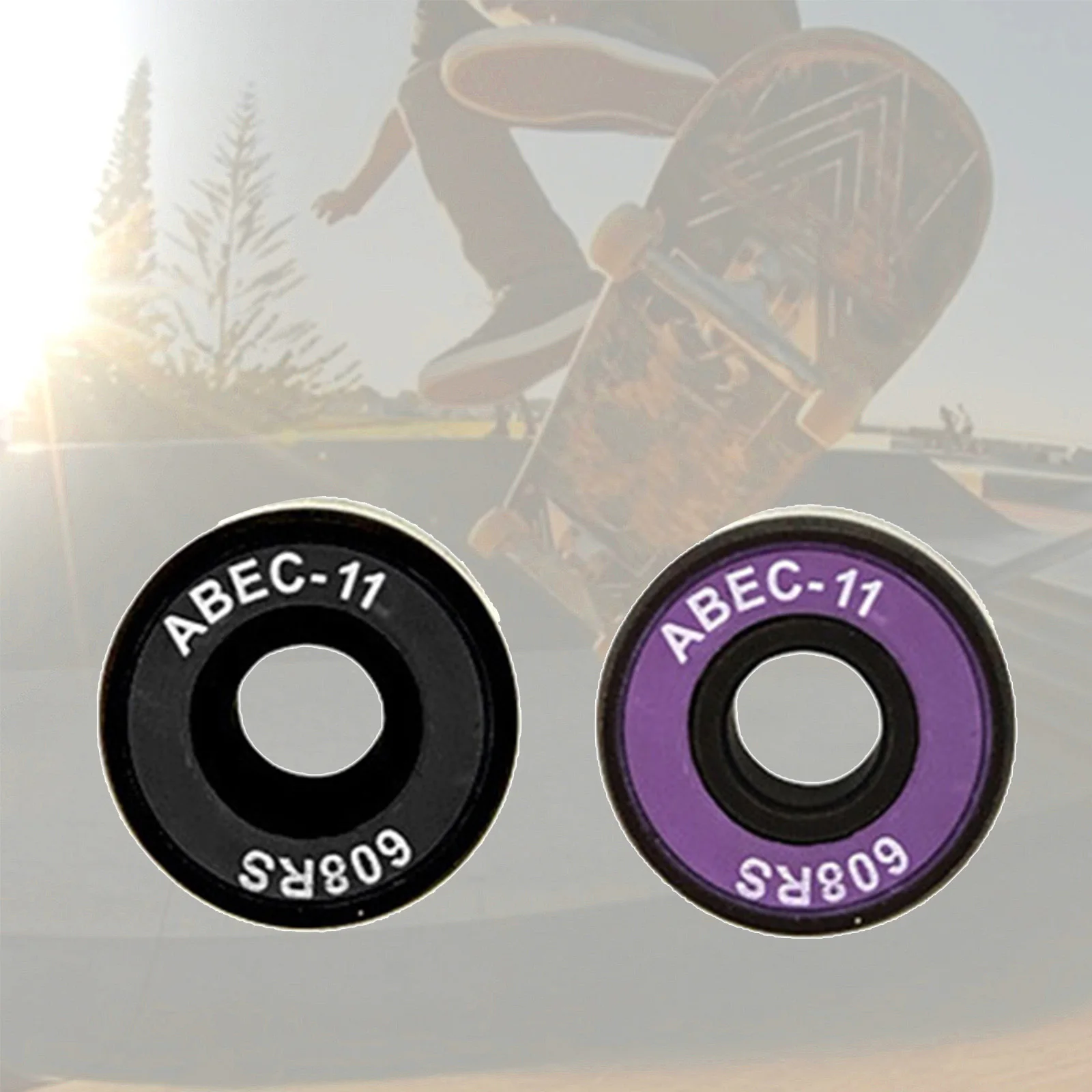 8Pieces Professional ABEC-11 Skate Scooter Skateboard Wheels Spare Bearings Ball for Skate Board Longboard Decks