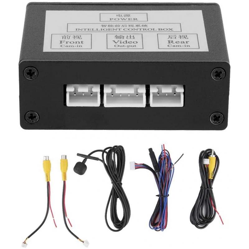 Car Reverse Camera Two Channel Switch Video Control Box Video Converter For Auto Switch Front / Side view/ Rear View Camera