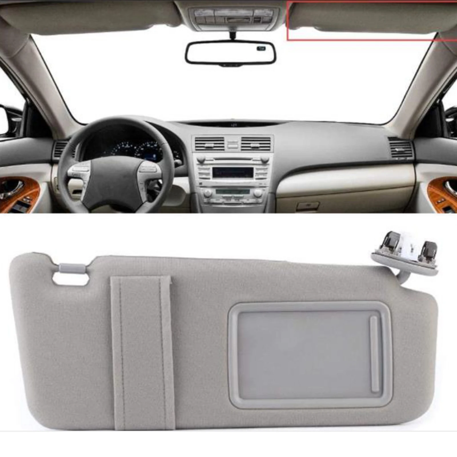 Sun Visor Compatible for Toyota Camry 2007 2008 2009 2010 2011