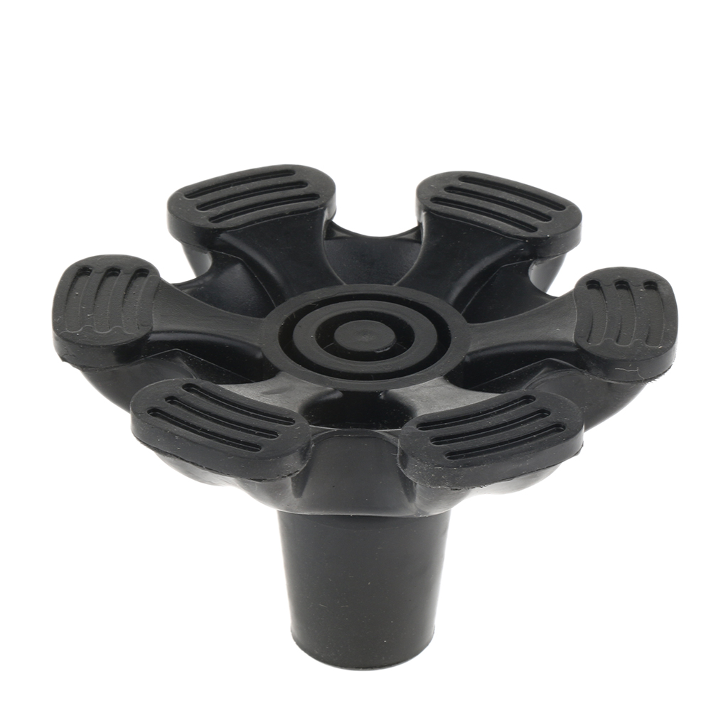 Self Standing Rubber Cane Replacement Tips Bottoms End Anti-Slip & Heavy Duty