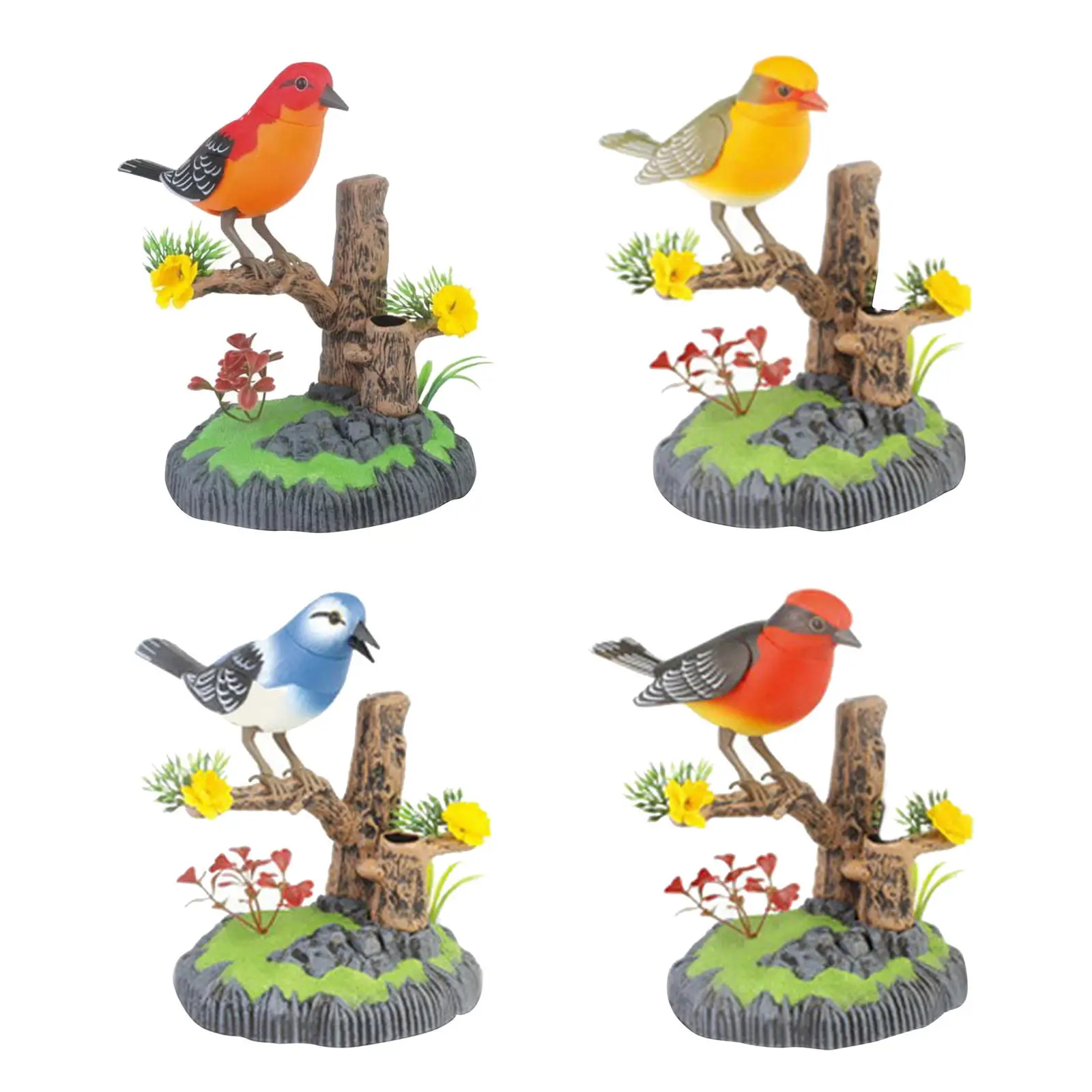 Elektrische Vögel Spielzeug Simulierte Sound Control Sprechende Papageien 