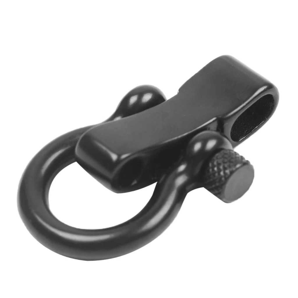 Bow Shackle For Paracord Bracelets, Premium Stainless Steel Metal Clasp, Durable And Sturdy
