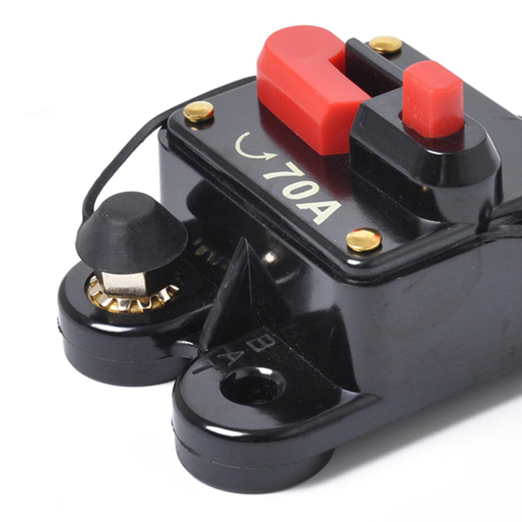 High Quality Car Truck Marine Boat Audio 70AMP Circuit Breaker Fuse Holder Reset Switch