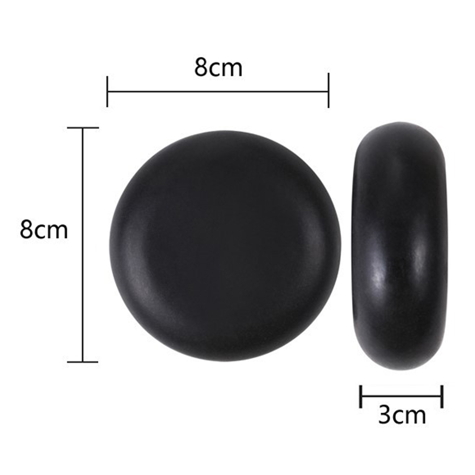  Hot Stone Massage Set Relieve Stress Back Pain Health Care Acupressure Basalt Stones for Healthcare Hot Spa Rock Stone 