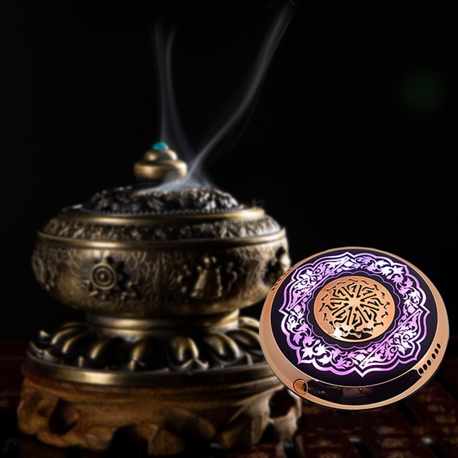 LED Light  Speaker Bluetooth Speaker APP Control FM MP3 Player Support Many Languages Including English, Arabic, Urdu