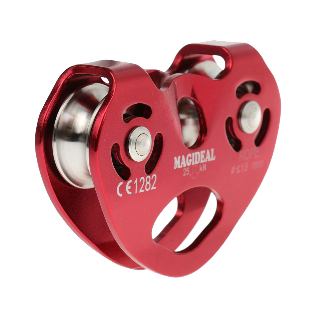 High  ​​ Trolley Rock Climbing Double Pulley 25KN 5600Lb