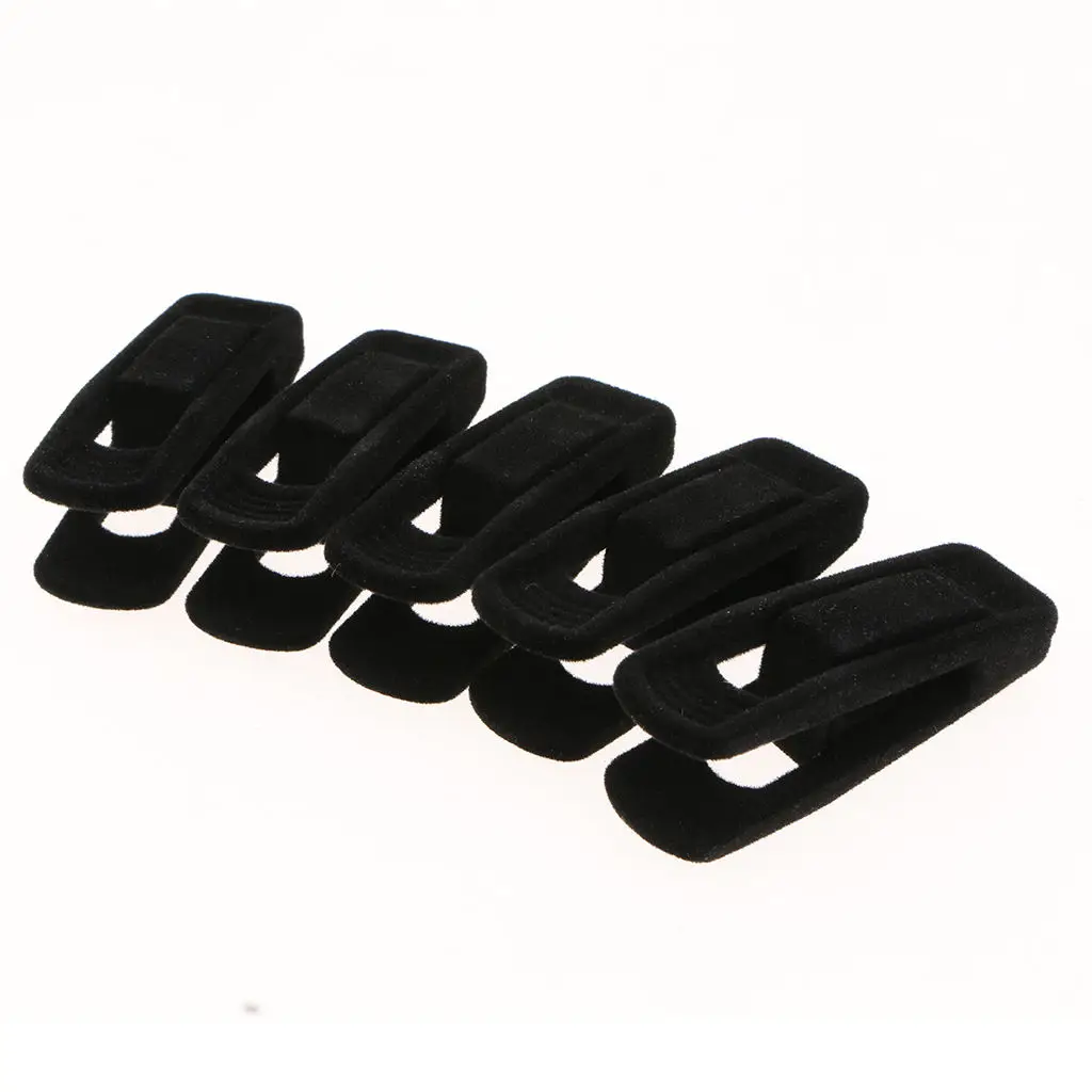 10pcs Flocked Clothes Velvet Clips/Clothespins/Clothing Clamps