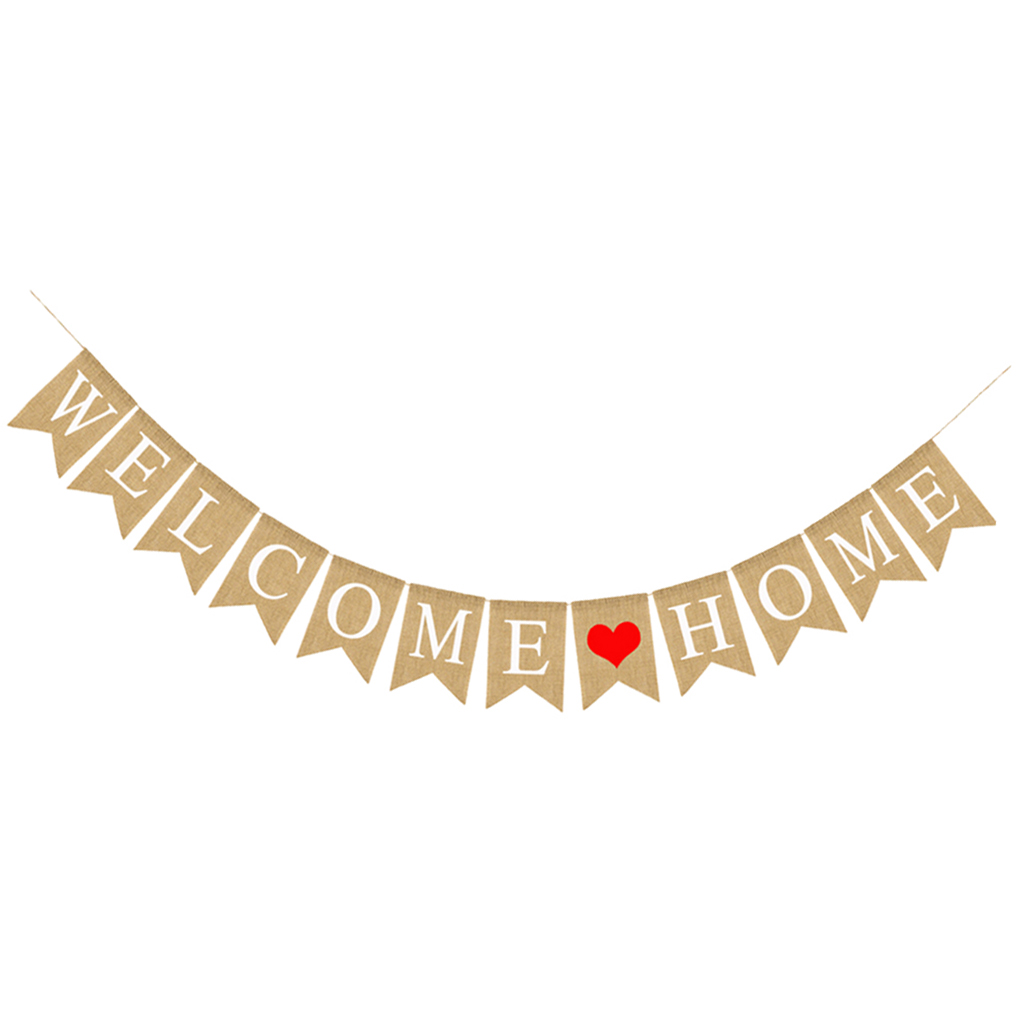 Welcome Back Bunting Banner Pennant Hanging Garland Photo Prop