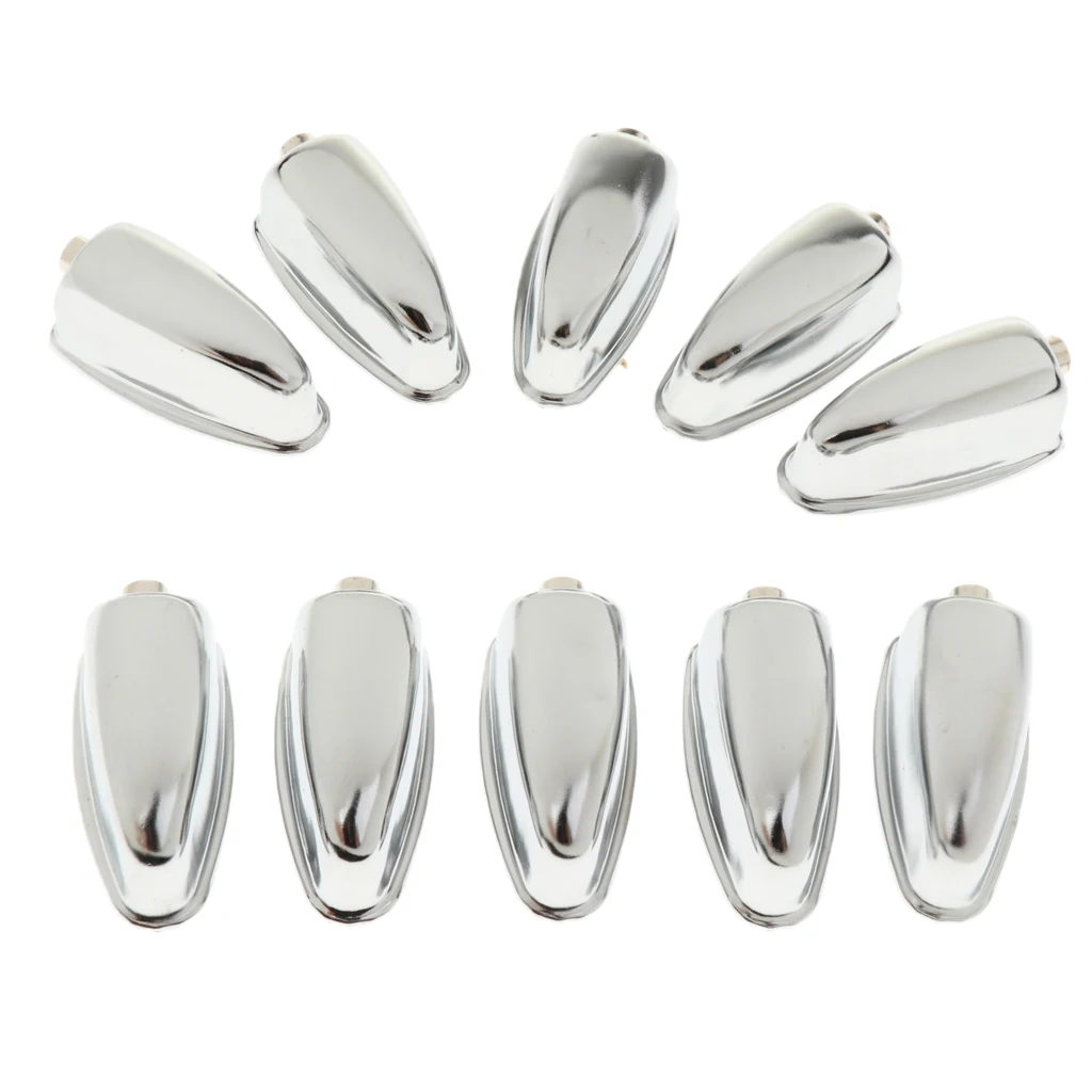 Tooyful Pack of 10 Iron Snare Drum Lugs Bass Drum Claw Hooks Percussion Instrument Accessory
