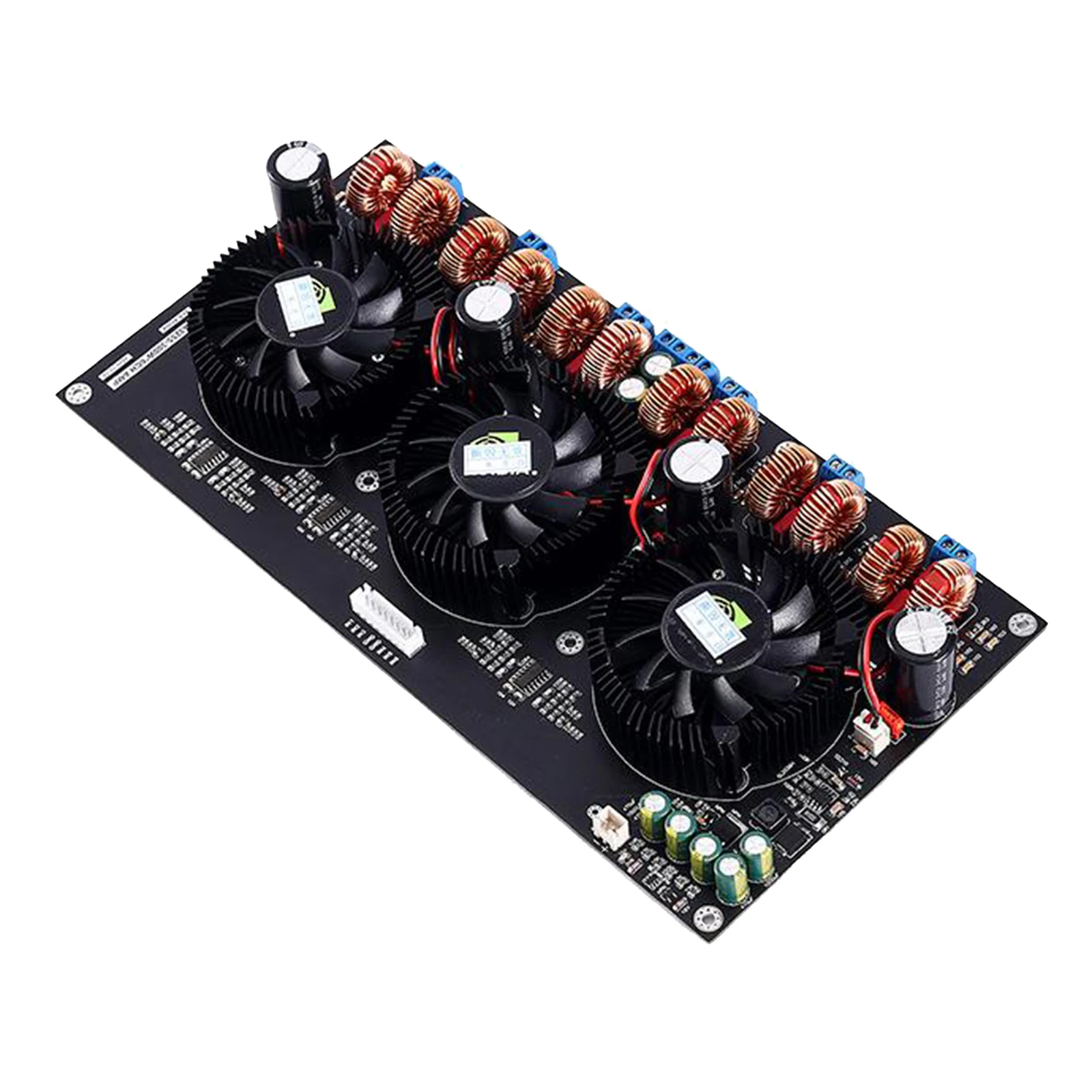 TPA3255 High Power Amplifier Board 6Channel DC24-48V 300W*6 & 3 Fan Design,